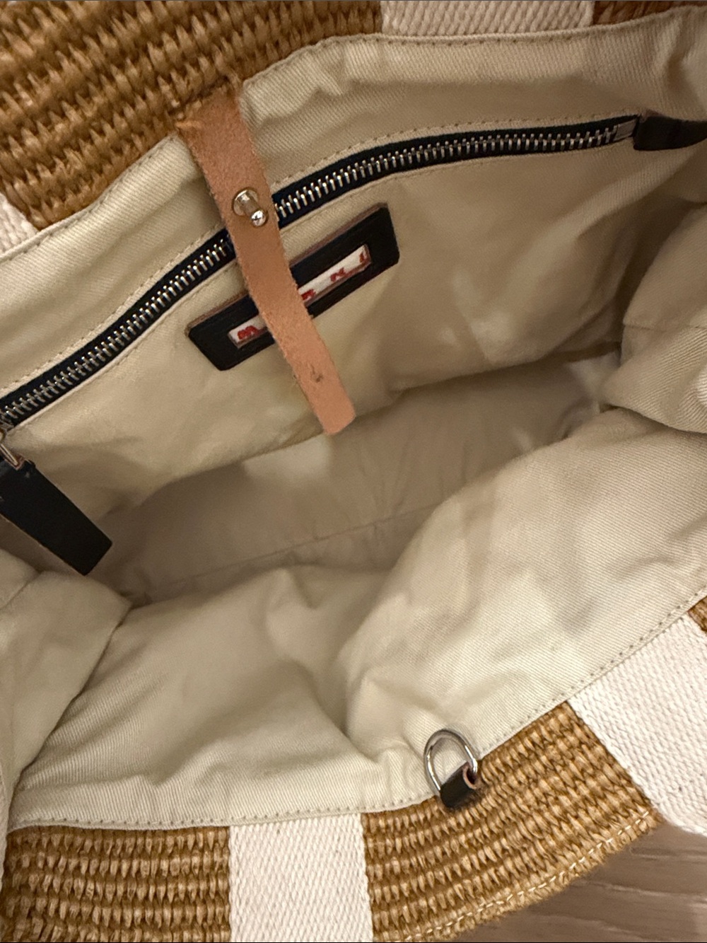 Marni raffia small tote - Picture 2 of 4